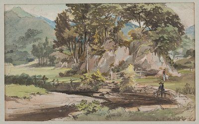 Un giardino a Brathay, 1812 da John Harden