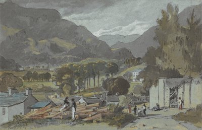 Dalla collina della chiesa, Ambleside da John Harden