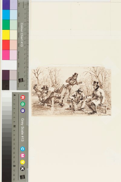 Pattinaggio su ghiaccio, 6 gennaio 1847 da John Harden