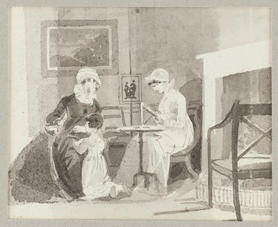 Mrs H, Jessie e la giovane Sophia da John Harden