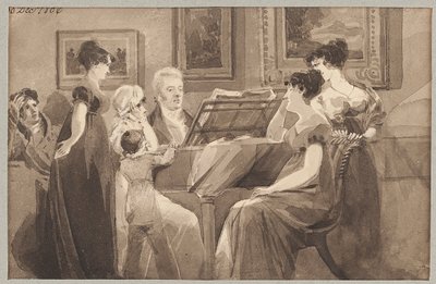 Canzone intorno a un pianoforte, 1806 da John Harden