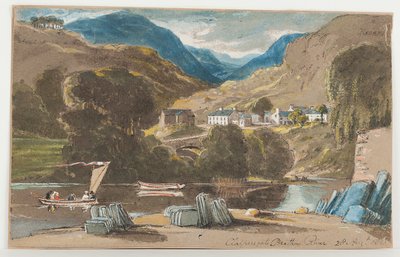 Molo di ardesia a Clappersgate, 1817 da John Harden