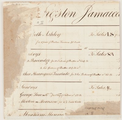 Tabulazione riguardante George Law da John Harden