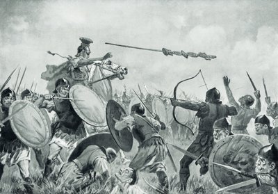 Una battaglia romana con i Volsci da John Harris Valda