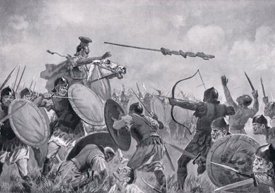 Una battaglia romana con i Volsci da John Harris Valda