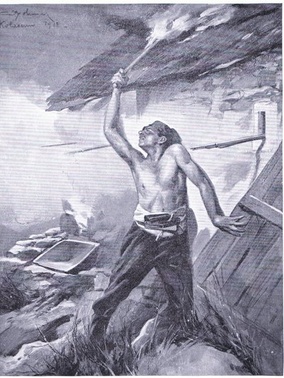 Un incidente di frontiera dalla guerra dei Balcani del 1912, da Hutchinson