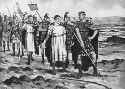 Costantino traccia i confini della nuova capitale da John Harris Valda