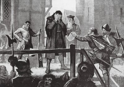 La grazia di Griffenfeldt sul patibolo da John Harris Valda