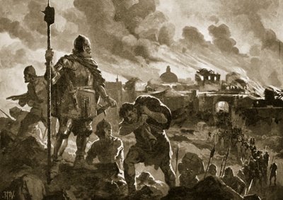 Ivan il Nero dà fuoco a Zhabliak da John Harris Valda