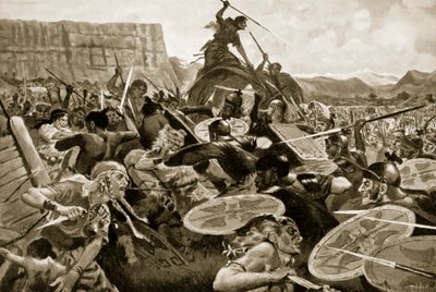La battaglia di Aquae Sextiae, 102 a.C. da John Harris Valda