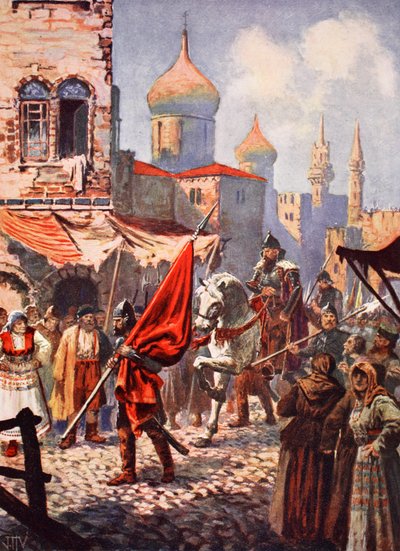 Il ritorno di Ivan il Terribile a Mosca dopo la conquista di Kazan da John Harris Valda