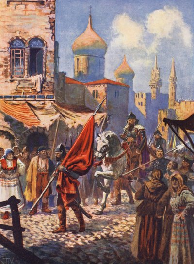 Il ritorno di Ivan il Terribile a Mosca dopo la conquista di Kazan da John Harris Valda
