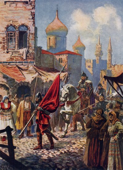 Il ritorno di Ivan il Terribile a Mosca dopo la conquista di Kazan da John Harris Valda