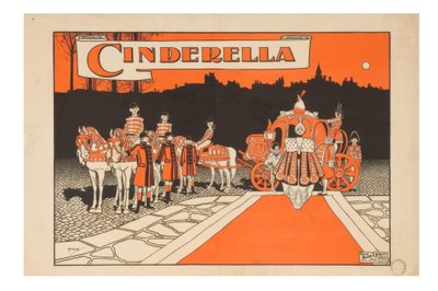 "Cenerentola" / J. Hassall / Poster, 1897-98 da John Hassall