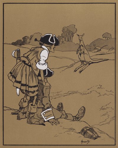 La scoperta del canguro da John Hassall