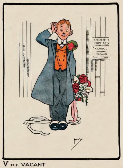 V the Vacant / J. Hassall / Disegno, 1903 da John Hassall