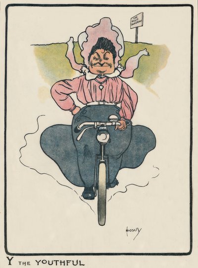 Y il giovane / J. Hassall / Disegno, 1903 da John Hassall