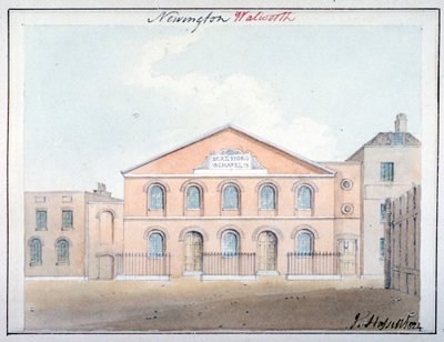 Cappella di Beresford, Beresford Street, Southwark, Londra, 1824 da John Hassell