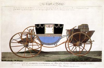La carrozza di sicurezza del Marchese di Landsdown, inventata e brevettata dall