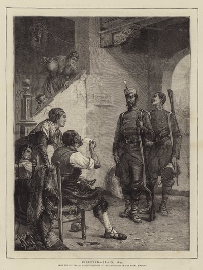 Alloggiati, Spagna, 1874 da John Haynes Williams