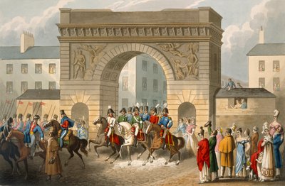 Ingresso degli Alleati a Parigi, inciso da Matthew Dubourg da 