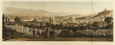 Vista panoramica di Tiflis, 1827 da John Heaviside Clark