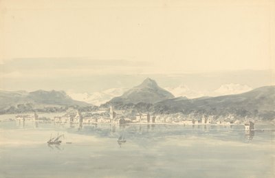 Una città sul lago di Ginevra da John Henderson