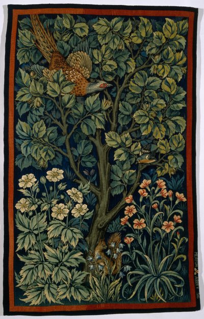 Fagiano maschio, realizzato da Morris & Co. 1916 da John Henry Dearle