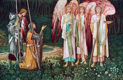 La Visione del Santo Graal, 1891 da John Henry Dearle