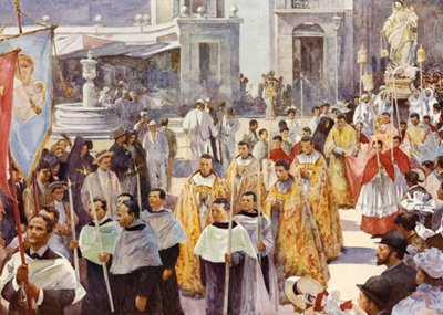 Processione cattolica romana da John Henry Frederick (after) Bacon