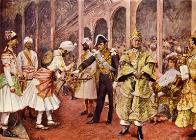 Un durbar da John Henry Frederick (after) Bacon