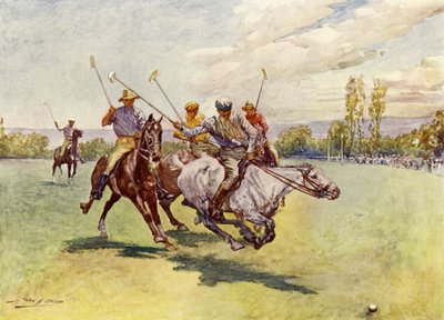 Polo in Sud Africa da John Henry Frederick (after) Bacon