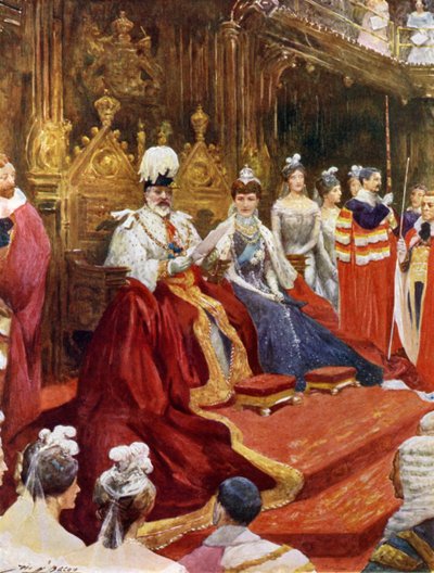 Il re apre il Parlamento da John Henry Frederick (after) Bacon