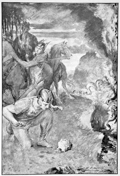 Beowulf trova la testa di Aschere da John Henry Frederick Bacon