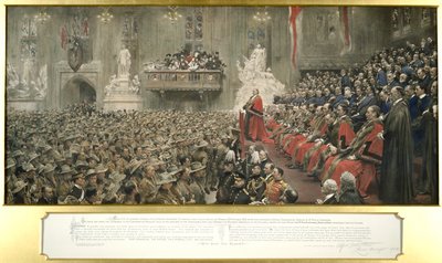 I volontari imperiali della città nella Guildhall, Londra da John Henry Frederick Bacon