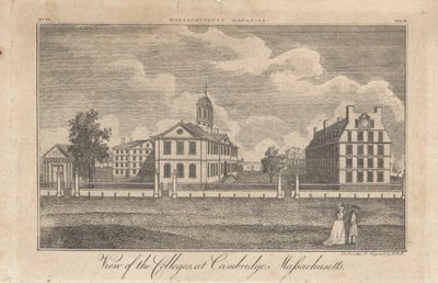 Veduta dei college a Cambridge, Massachusetts da John Henry Hill