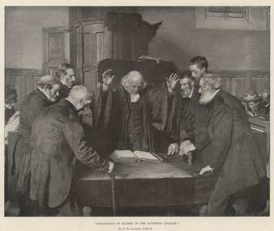 Ordinazione degli anziani nella Chiesa scozzese da John Henry Lorimer