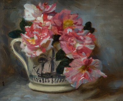 Rose Striate in una Tazza di Nave da John Henry Lorimer