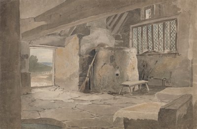 Studio di un interno di cottage da John Henry Mole