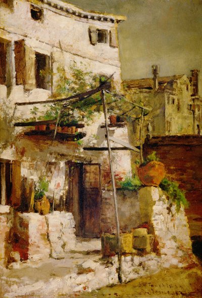 Una scena veneziana, 1877 da John Henry Twachtman