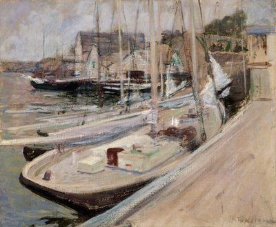 Barche da pesca a Gloucester da John Henry Twachtman