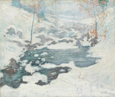 Bloccato dal Ghiaccio, c.1889 da John Henry Twachtman