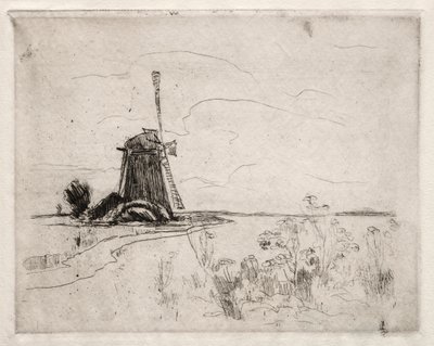 Mulino e Erbacce, Olanda da John Henry Twachtman