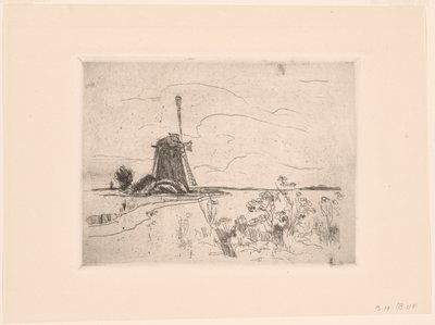 Mulino in Olanda da John Henry Twachtman