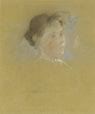 Studio di una testa, c.1888-95 da John Henry Twachtman