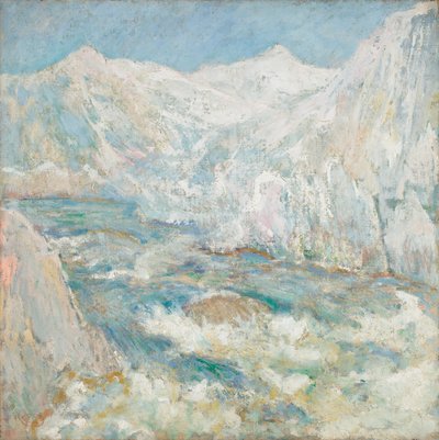 Le rapide, Yellowstone, c. 1890-1899 da John Henry Twachtman