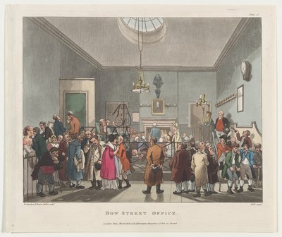 Ufficio di Bow Street, 1 marzo 1808 da John Hill