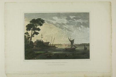 Norfolk; Da Gosport, Virginia, tavola cinque del secondo numero di Vedute pittoresche del paesaggio americano da John Hill