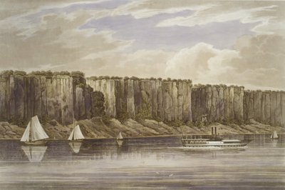 Palisades No. 19, Hudson River Portfolio, 1823-24 da John Hill