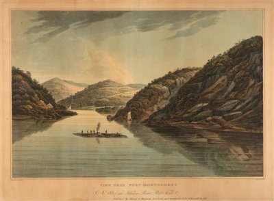 Vista vicino a Fort Montgomery (n. 18, portafoglio del fiume Hudson) da John Hill